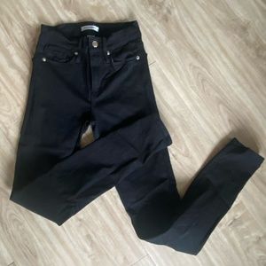 Good American Black High Rise Skinny Jeans